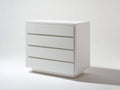 Cassettiera-Legno ingegnerizzato-76x42x92 cm-Bianco-Stile moderno