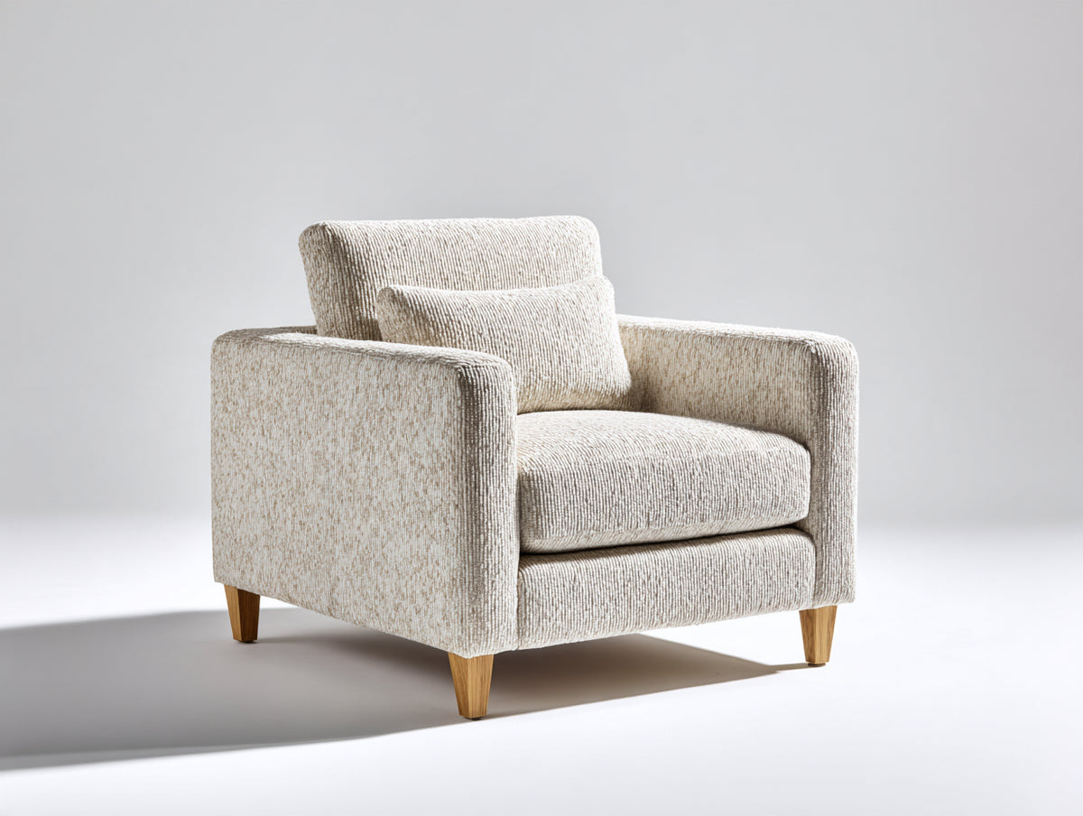 Poltrona-Tessuto-92x86x82 cm-Beige-Stile moderno contemporaneo